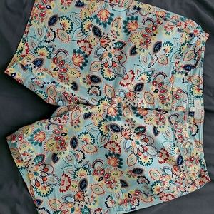 Talbots Paisley Walking Shorts, 16W